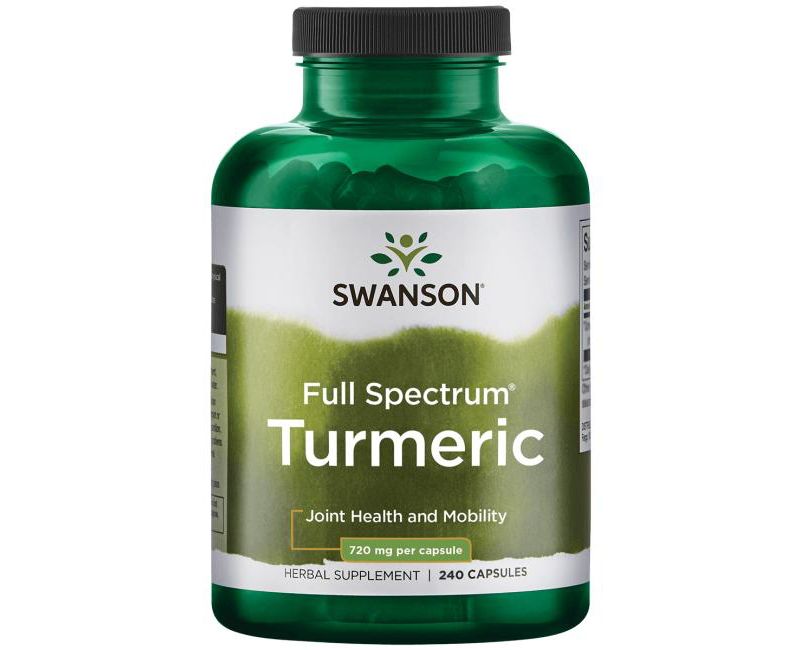Swanson Turmeric Root Capsules, 1.44 g, 120 Count