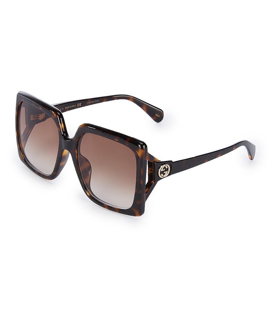 Gucci Women's Gg0876sa Rectangular 59mm Sunglasses