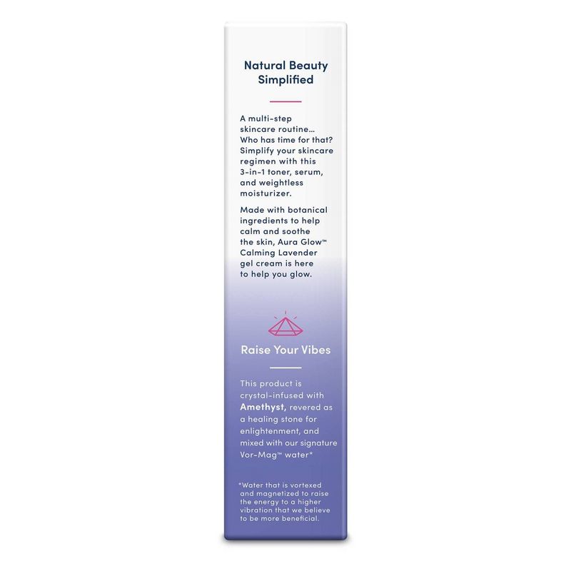 Heritage Store Aura Glow Gel Cream - Calming Lavender - 1.7oz