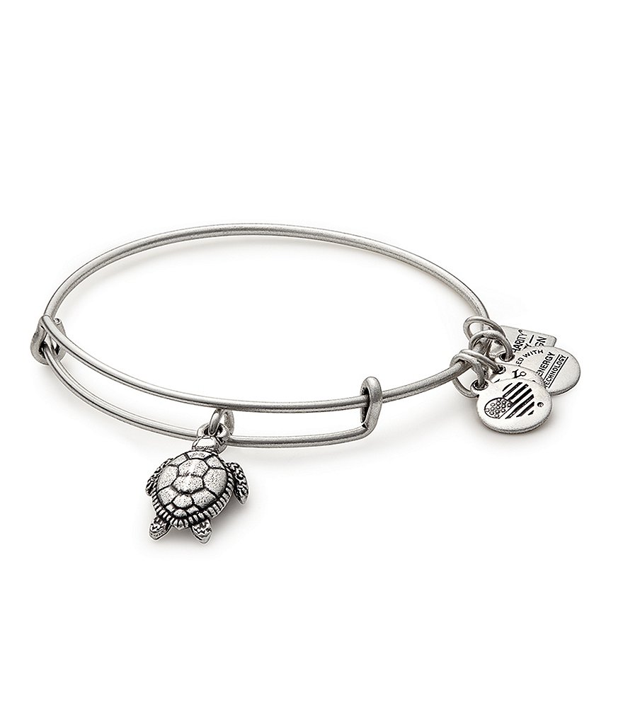 Alex and Ani Sea Turtle Charm Bangle Bracelet
