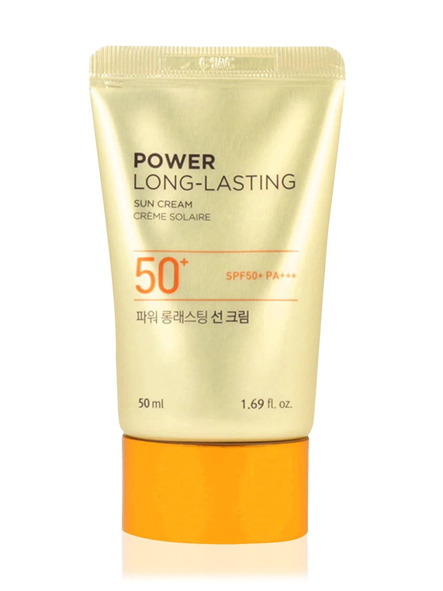 The Face Shop Power Long-Lasting SPF 50+ Tinted Suncream for UV A & UV B - 5 gm