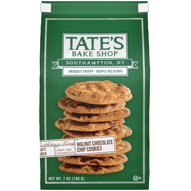 Tate's Bake Shop Walnut Chocolate Chip Cookies - 7oz