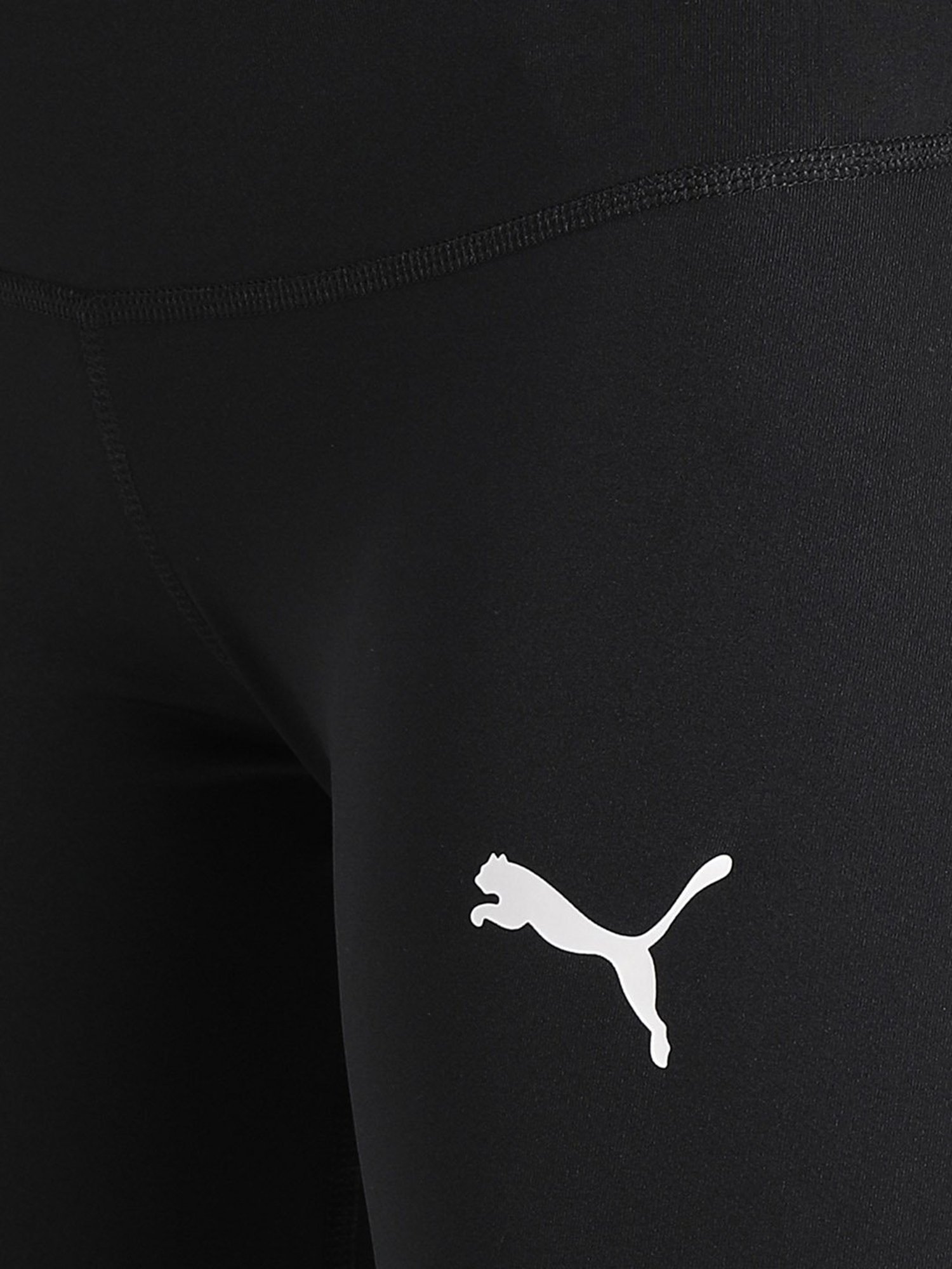 Puma Black Tight Fit Capris