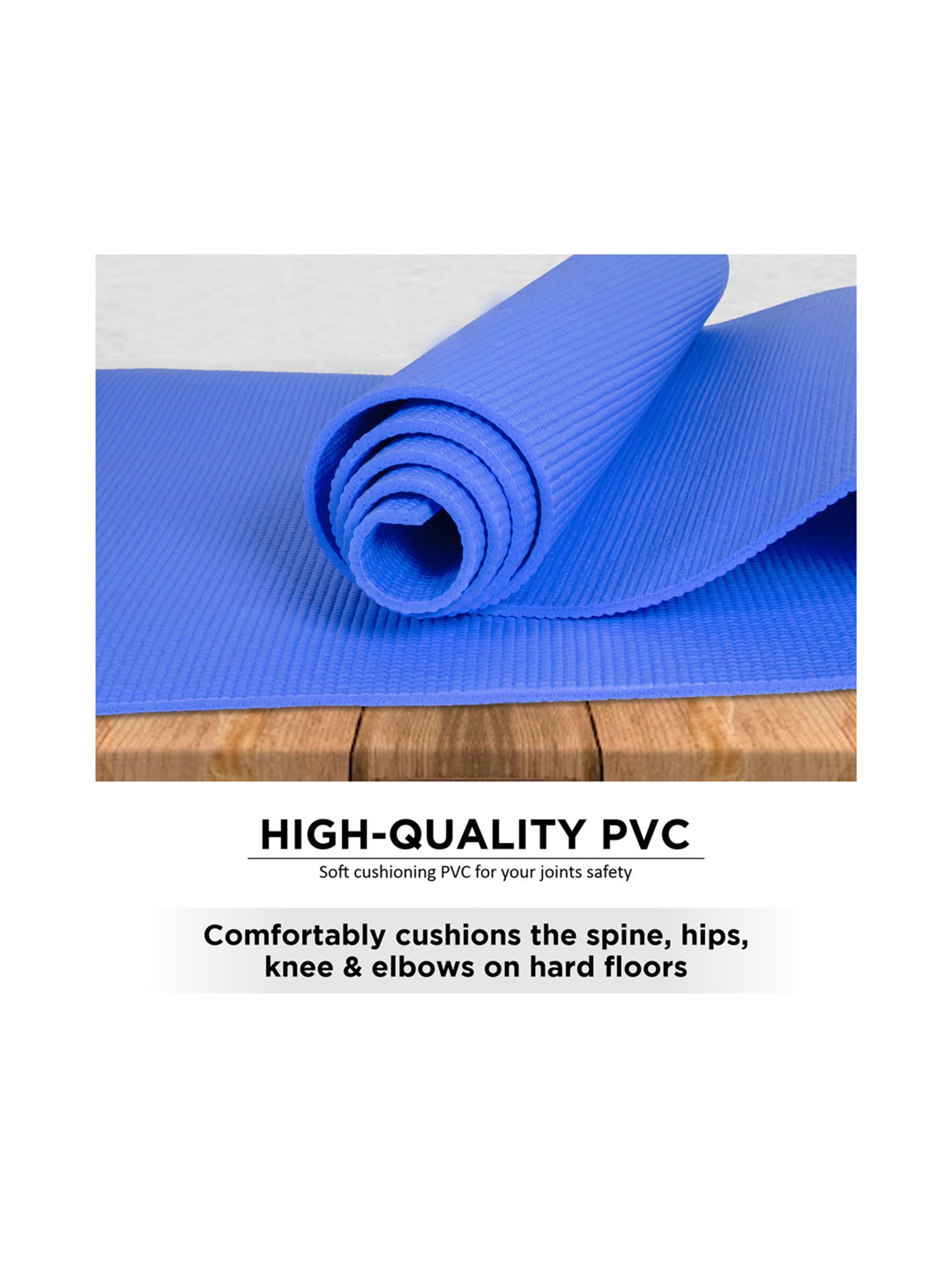 Vector X Non-Toxic Phthalate Free Yoga Matt (Navy) Size - 4MM