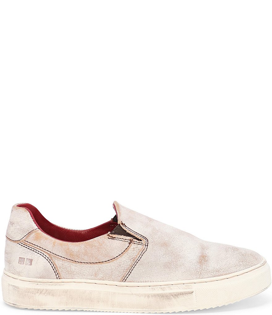 Bed Stu Hermione Leather Distressed Slip On Sneakers
