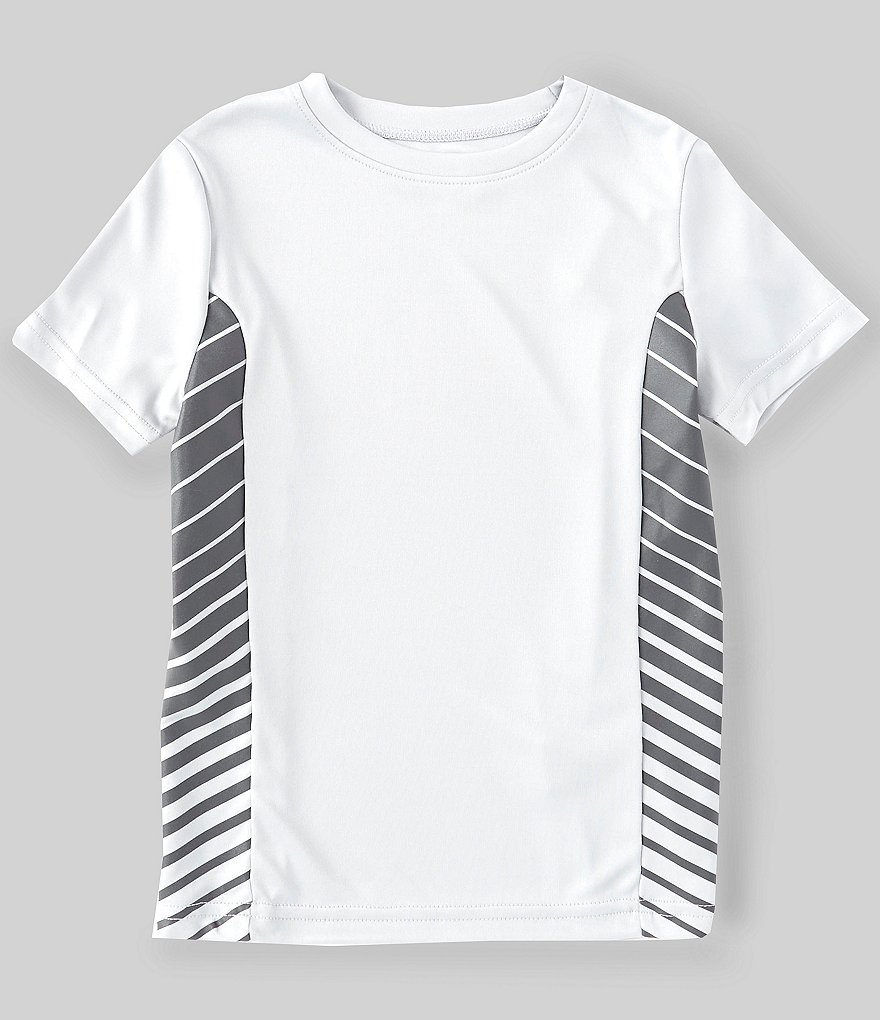 Kinetic by Class Club Little Boys 2T-7 Short-Sleeve Side Panel Performance Tee