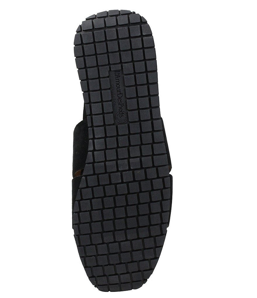 L'Amour Des Pieds Tarius Suede Mules