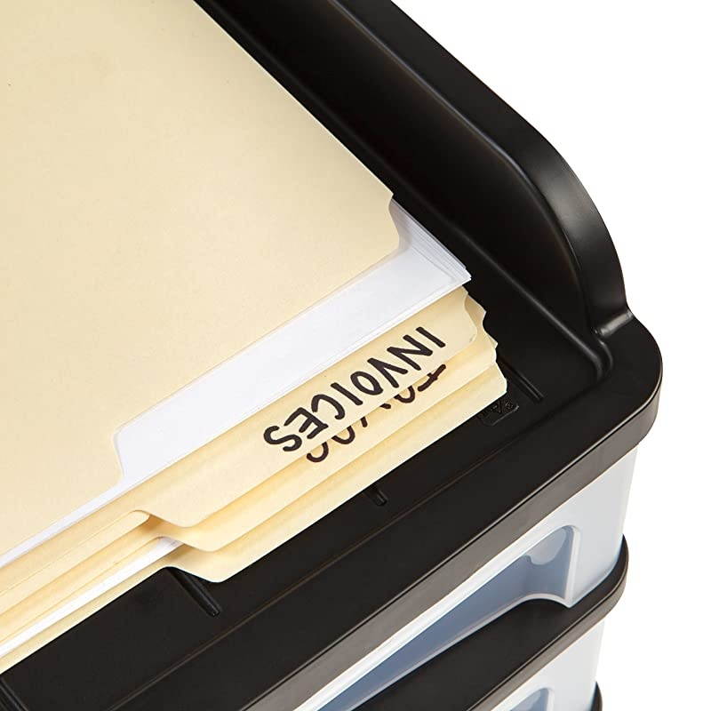 DDSM3 Medium Desktop Drawer System Black