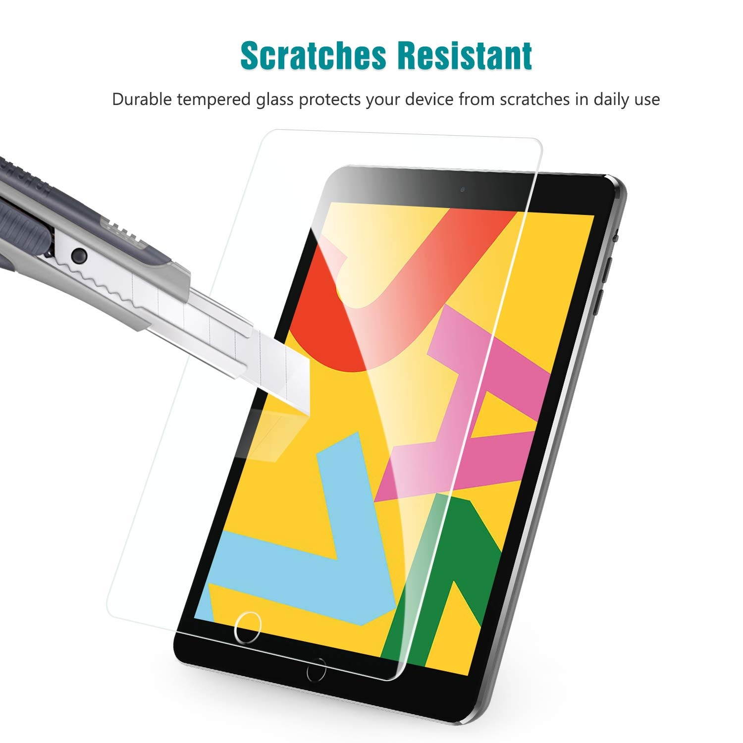 Premium HD Tempered Glass Screen Protector for iPad 10.2 inch (8th & 7th Gen)