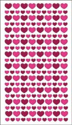 Sticko Paper & Glitter Valentine Stickers-Glitter Hearts