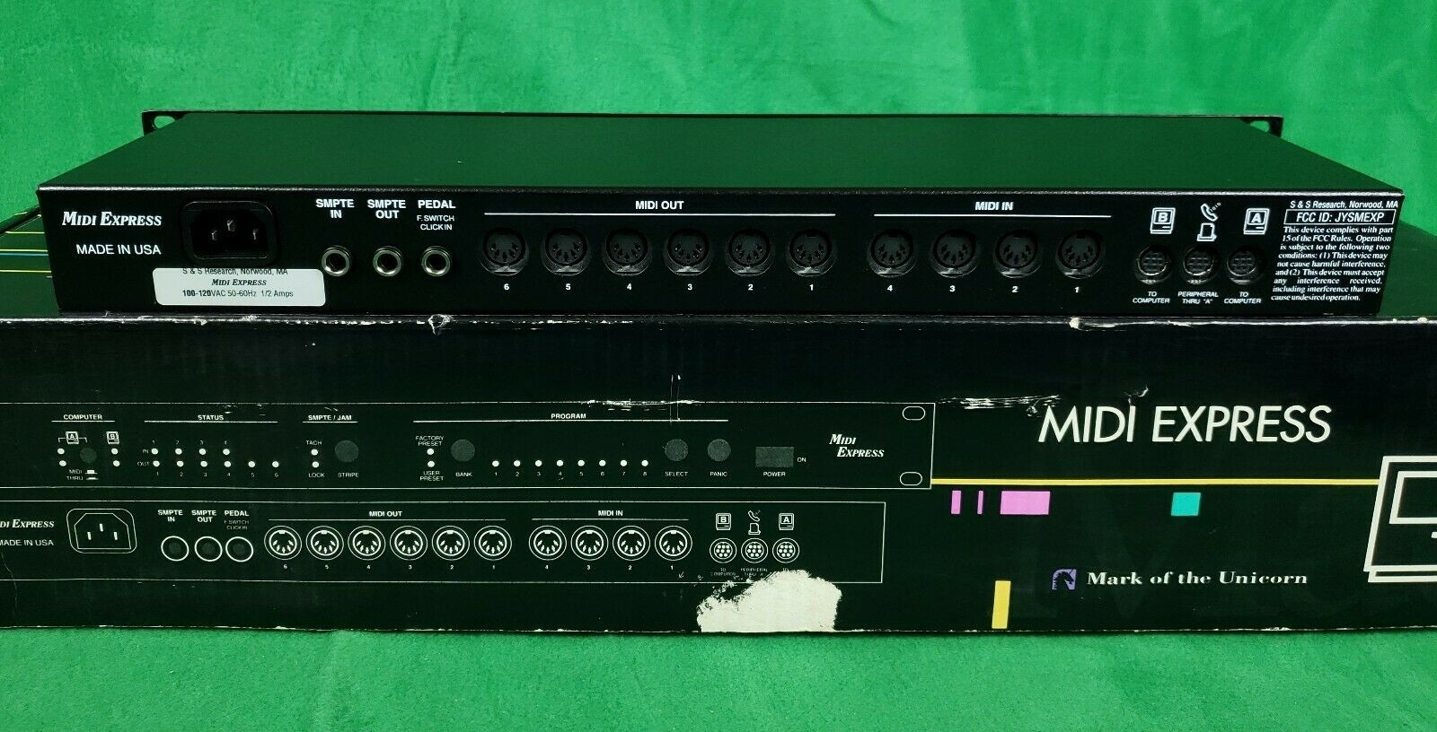 Mark Of The Unicorn Midi Express MAC Midi Interface