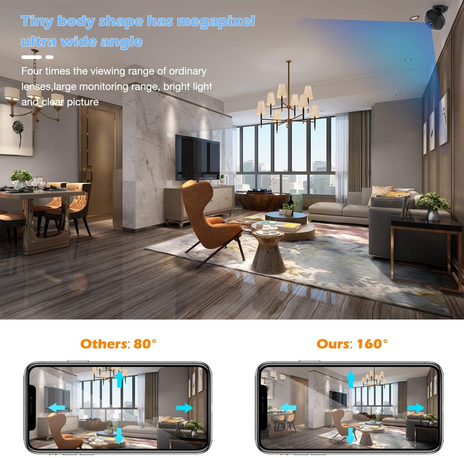 Mini Spy Camera 1080p Hidden Camera,Wireless WiFi Small USB Hidden Camera with Audio Night Vision and Motion Activated Indoor Use Security Cameras Surveillance Cam for Car Home Office (Coal-Black)