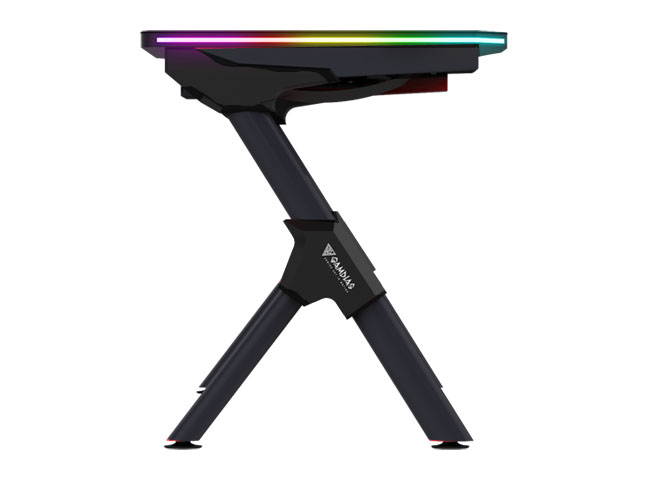 Gamdias DAEDALUS M1 (Black) 60" RGB Gaming Desk, Computer Table, Giant Mouse Mat, Cup Holder and Headphone Hook