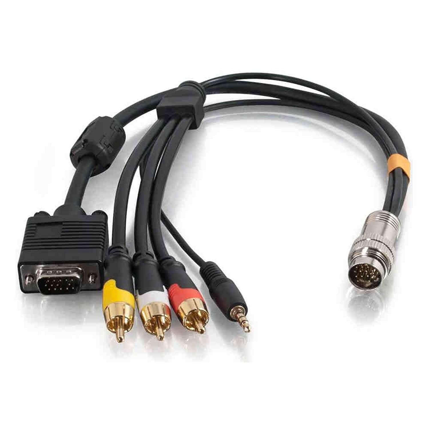 C2G/Cables to Go 60019 3 RR HD15+3.5+3RCA Flying Lead