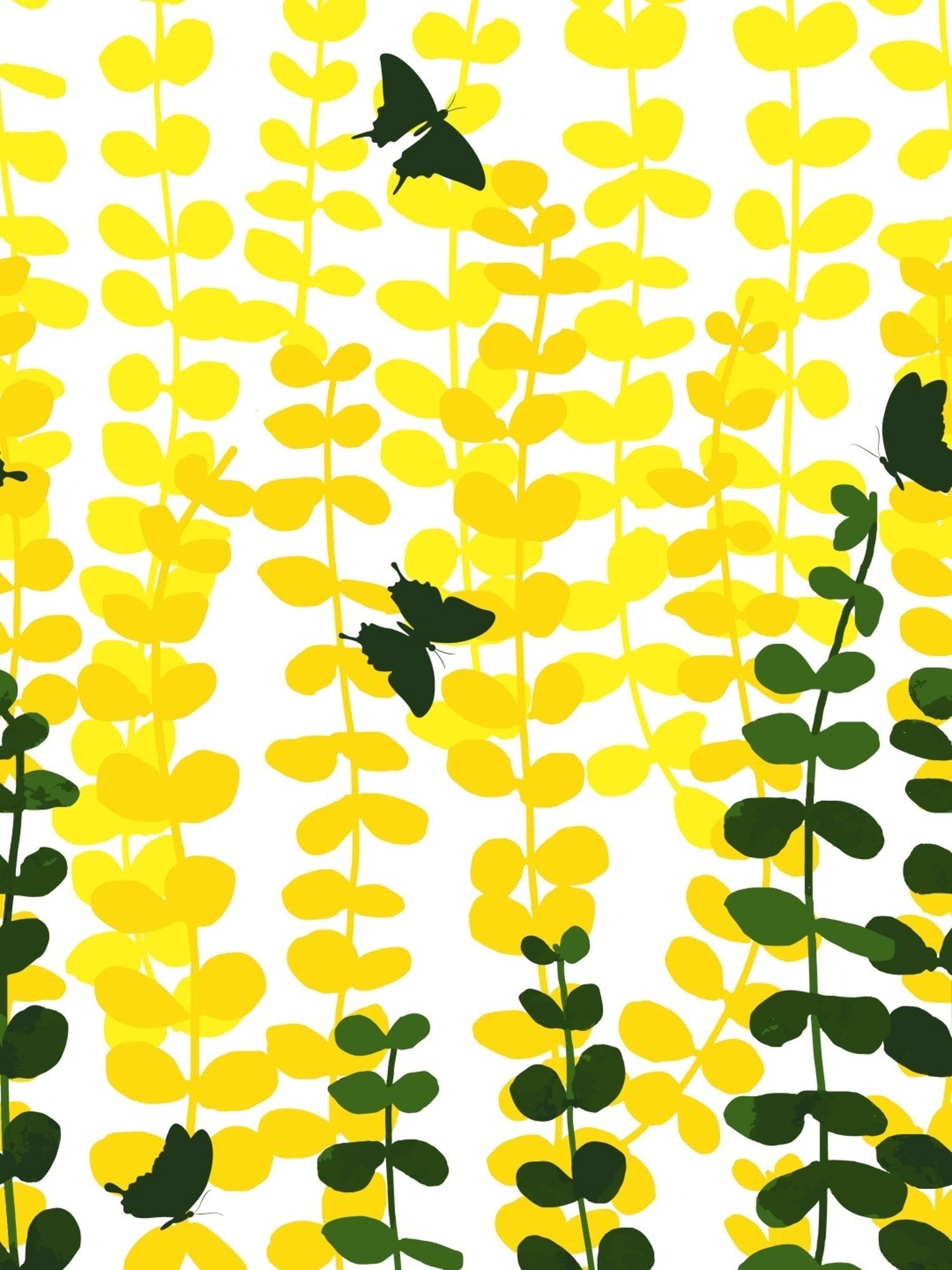 My Room Floral Yellow 140 TC Cotton Queen Bed Sheet with 2 Pillow Covers