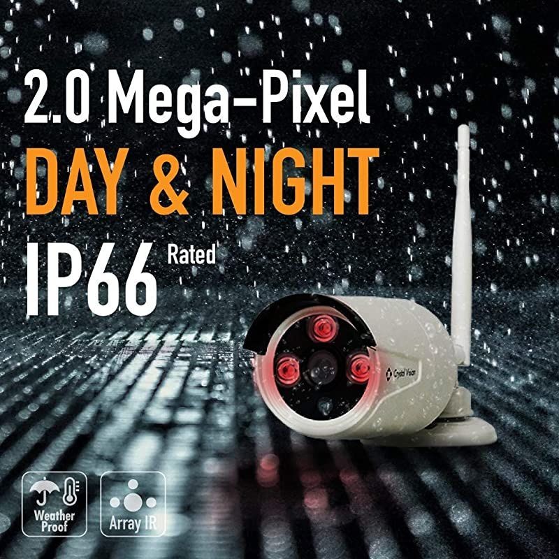 2020 Upgraded Ver.) [8CH]  CVT808N-40WB 1080P Full HD Wireless Surveillance System NVR CCTV w/ 2TB HDD, Camera Auto Pair