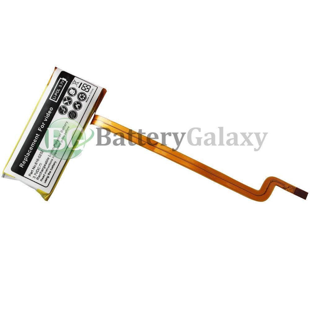 NEW Battery+USB Rapid Fast Cable for Apple iPod Video 5th Gen 60GB 80GB 300+SOLD