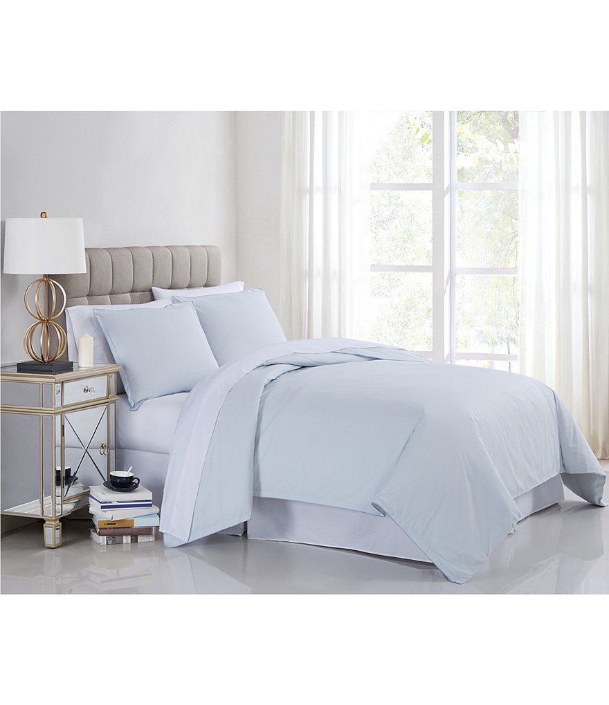 Charisma 400 Thread Count Percale Cotton Duvet Cover Mini Set