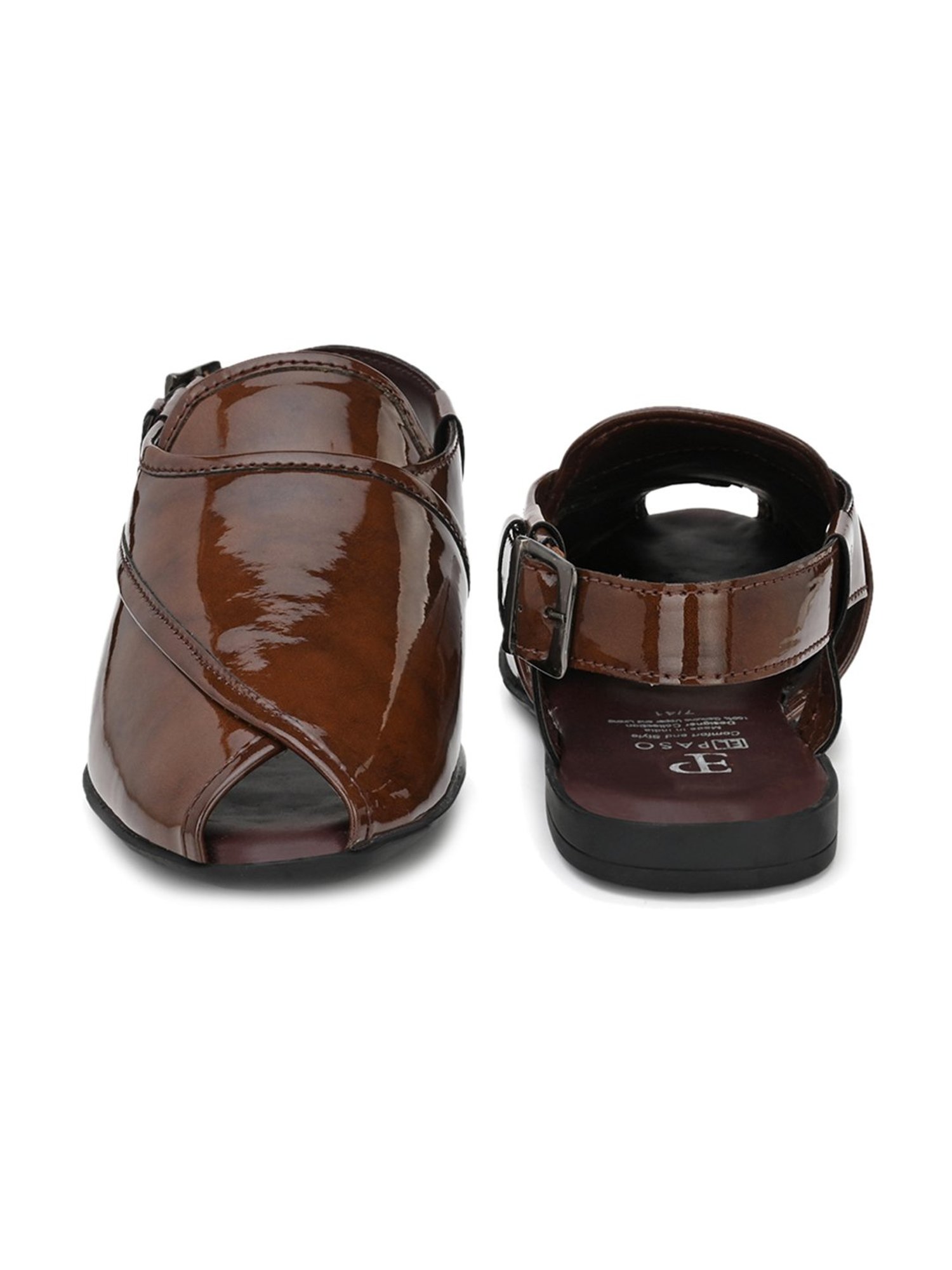 El Paso Brown Back Strap Sandals