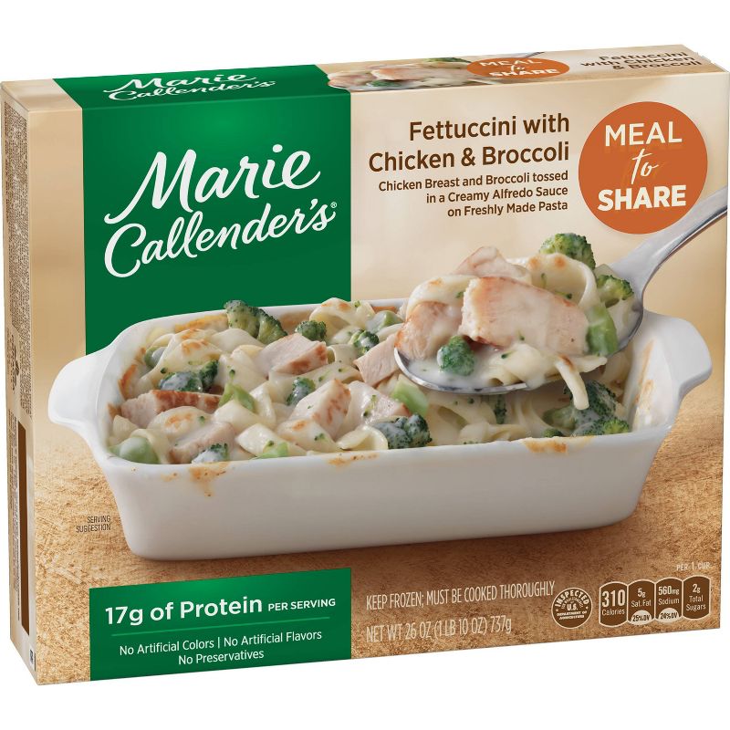 Marie Callender's Meal To Share Frozen Fettuccini With Chicken & Broccoli - 26oz