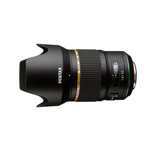 Pentax HD Pentax D FA 50mm 1.4 SDM AW Full Frame, All Weather Camera Lens, Black