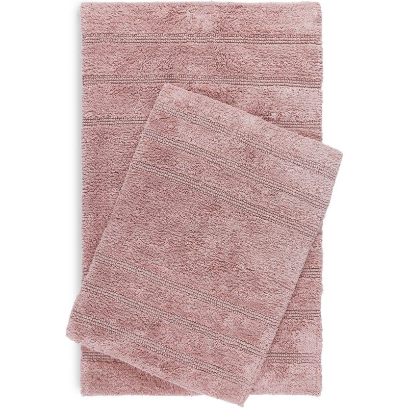 2pc Newton Oasis Bath Mat Set Pink - Nicole Miller
