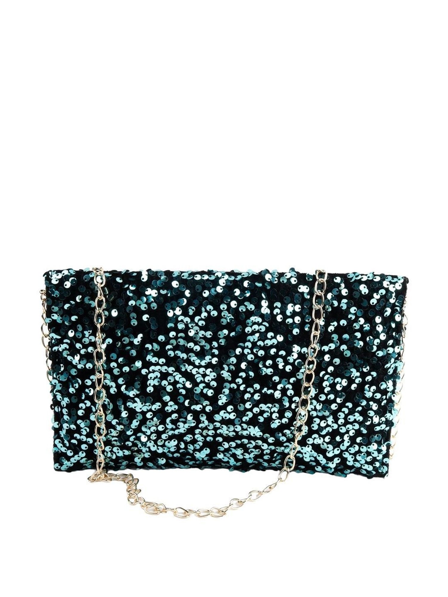 Odette Green Embellished Sling Handbag