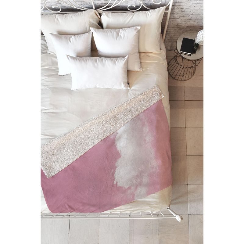 Lisa Argyropoulos Sweetheart Sky Sherpa Fleece Blanket - Deny Designs