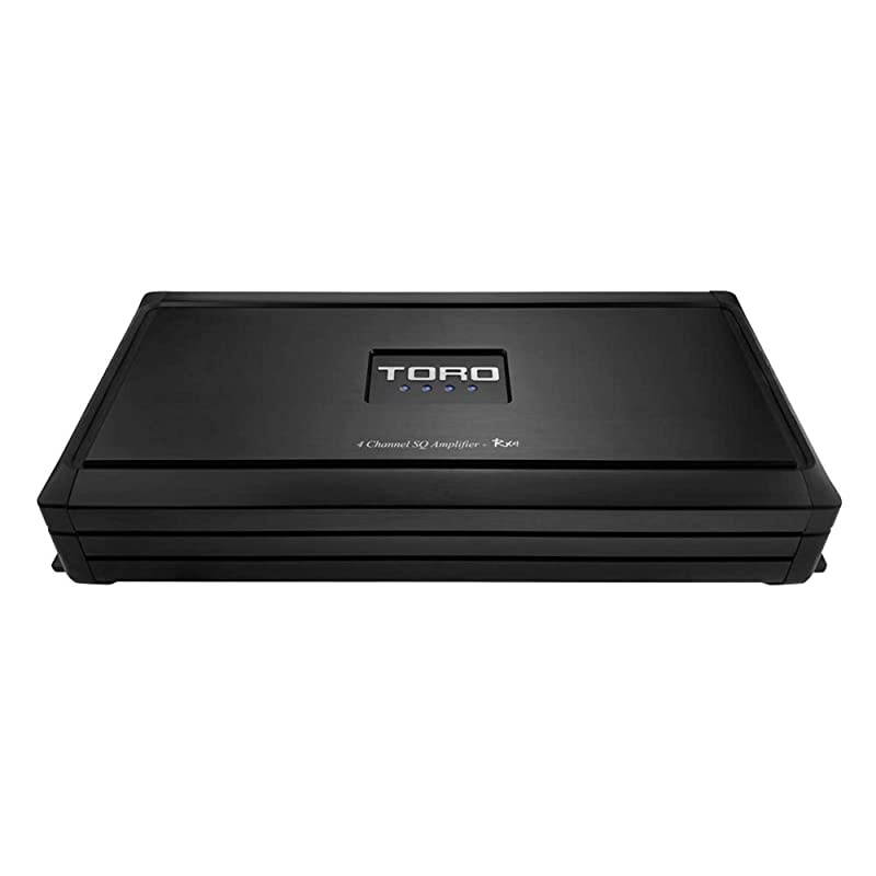 RX4 65 Watts x 4 RMS 4 Ohm 4 Channel Amplifier Sound Quality Class AB Design Builtin Auto Sensing TurnOn Clip LED Wide Range for Subwoofers or Speaker Amplifier