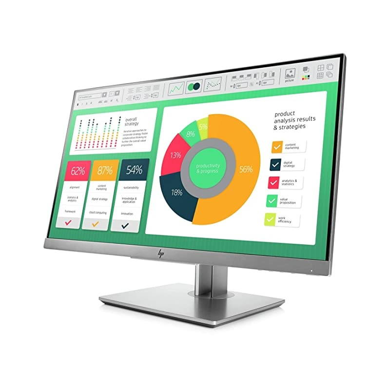 EliteDisplay E223 | 22" Monitor | HD IPS Screen | Silver | 1FH45A8