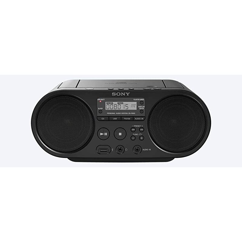 Portable  CD Player Boombox Digital Tuner AMFM Radio Mega Bass Reflex Stereo Sound System