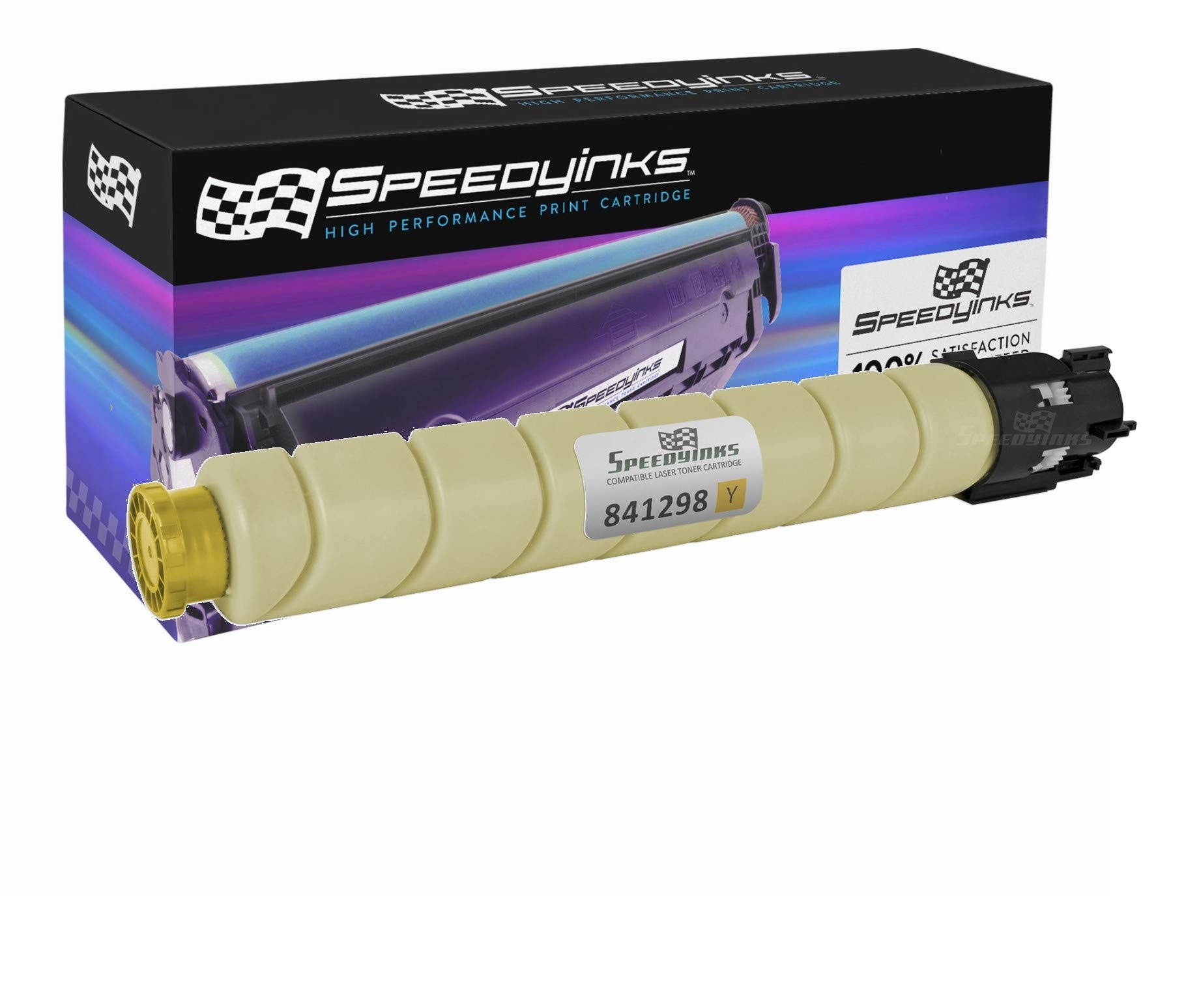 Speedy Inks - Ricoh 841727 Compatible 841298 Yellow Laser Toner Cartridge