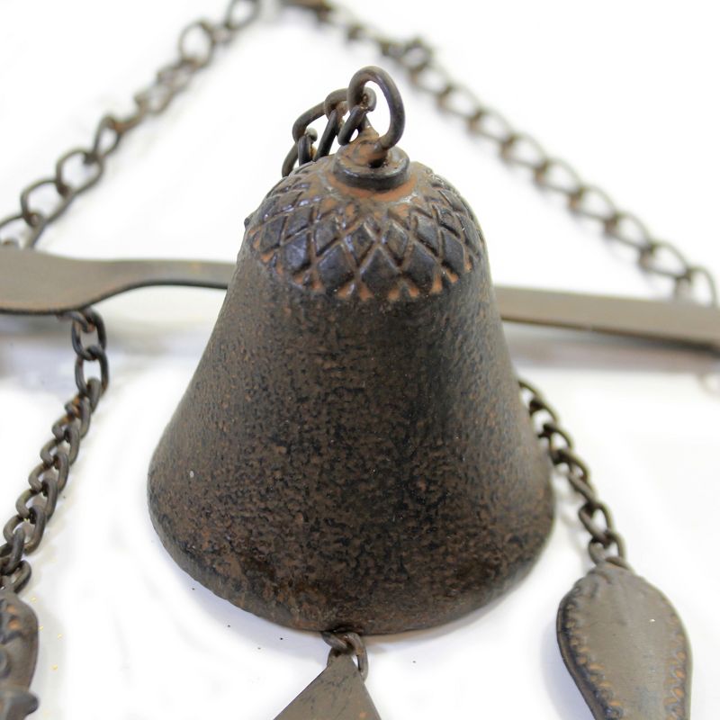 Home & Garden 18.0" Forks And Spoons Windchime Bell Knife Rustic Metal Manual Woodworkers And Weavers  -  Bells And Wind Chimes