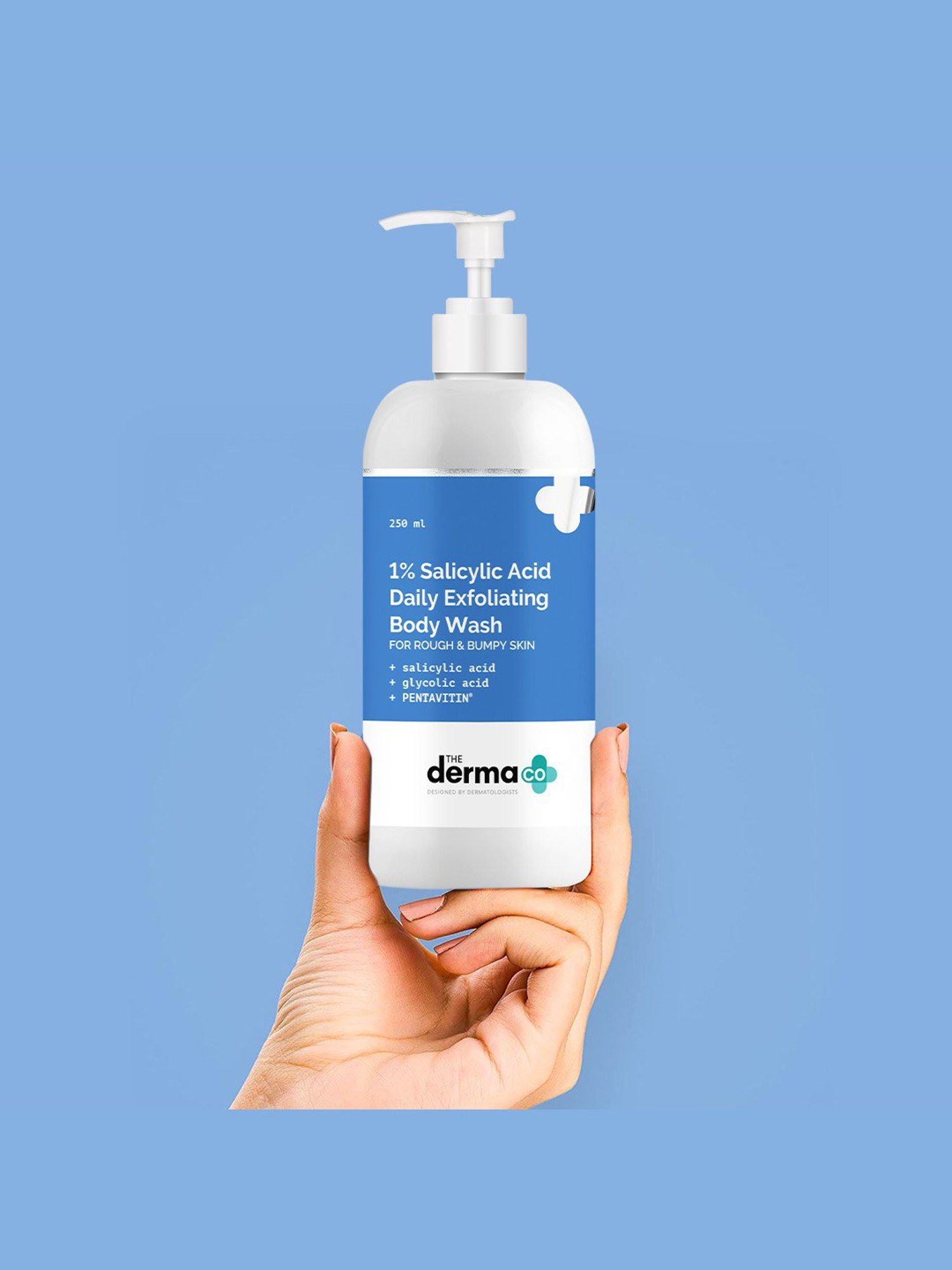 The Derma Co 1% Salicylic Acid Daily Exfoliating Body Wash - 250 ml