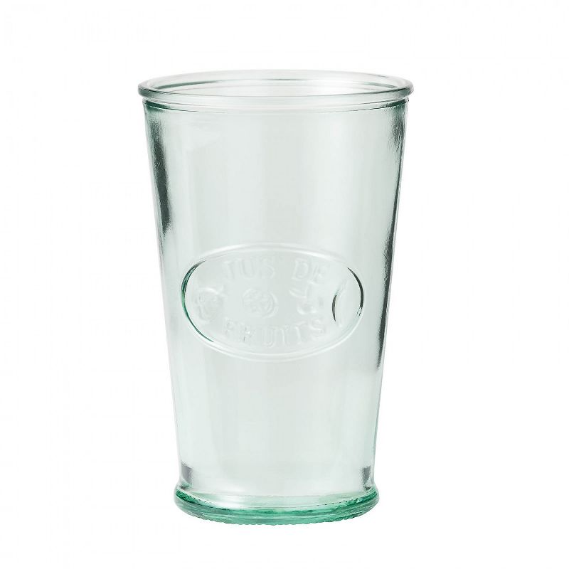 Amici Home Italian Recycled Green Juice De Fruit DOF Glass, 11oz, Set of 4