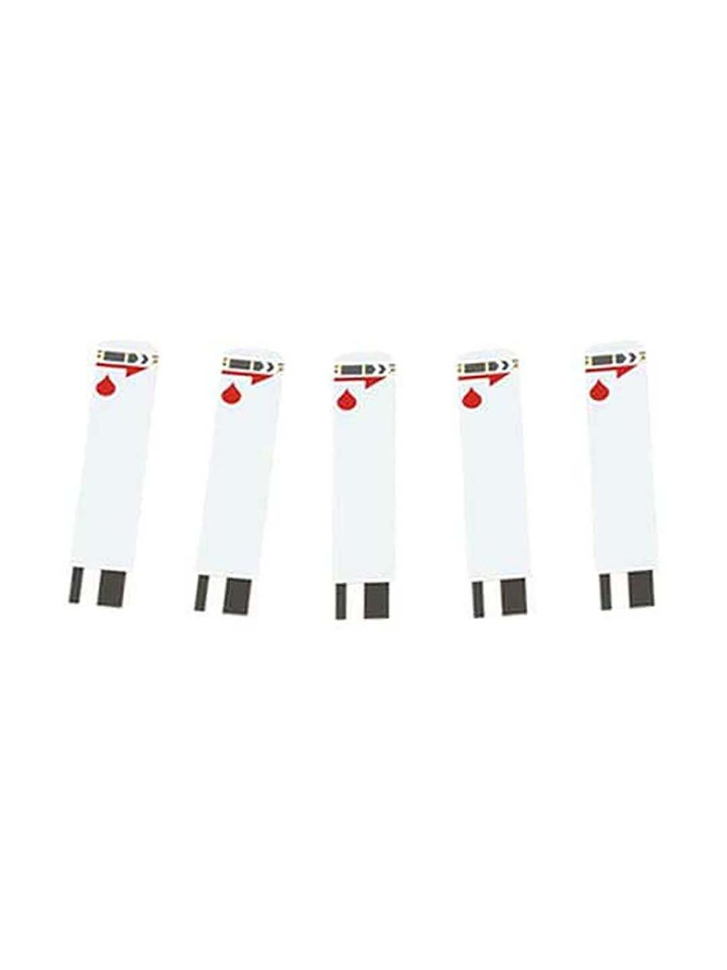 Ozocheck OZE50 Blood Glucose Test Strips, Pack of 50 Strips (White)