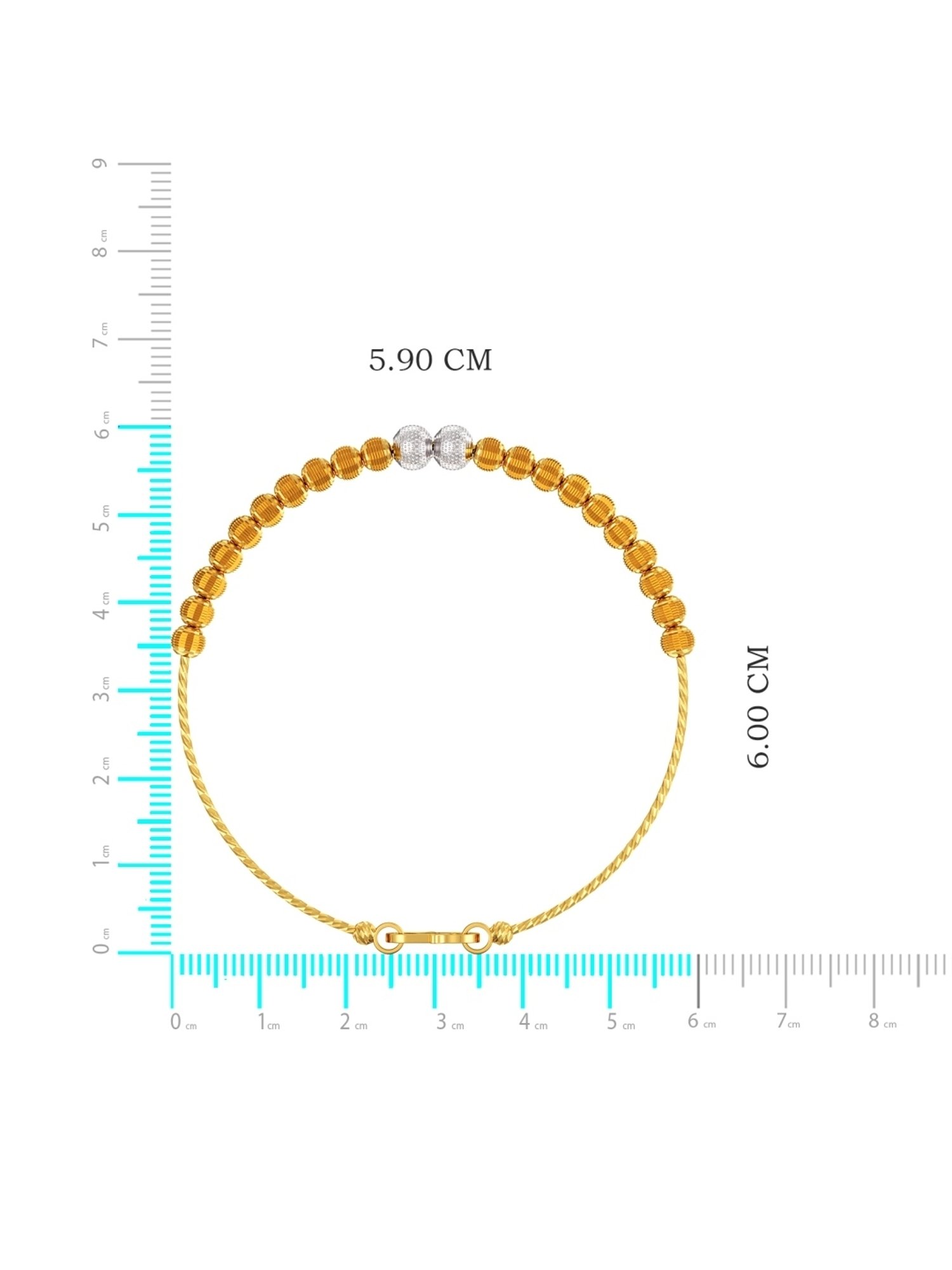 Joyalukkas 22k Gold Glitter Bracelet for Women