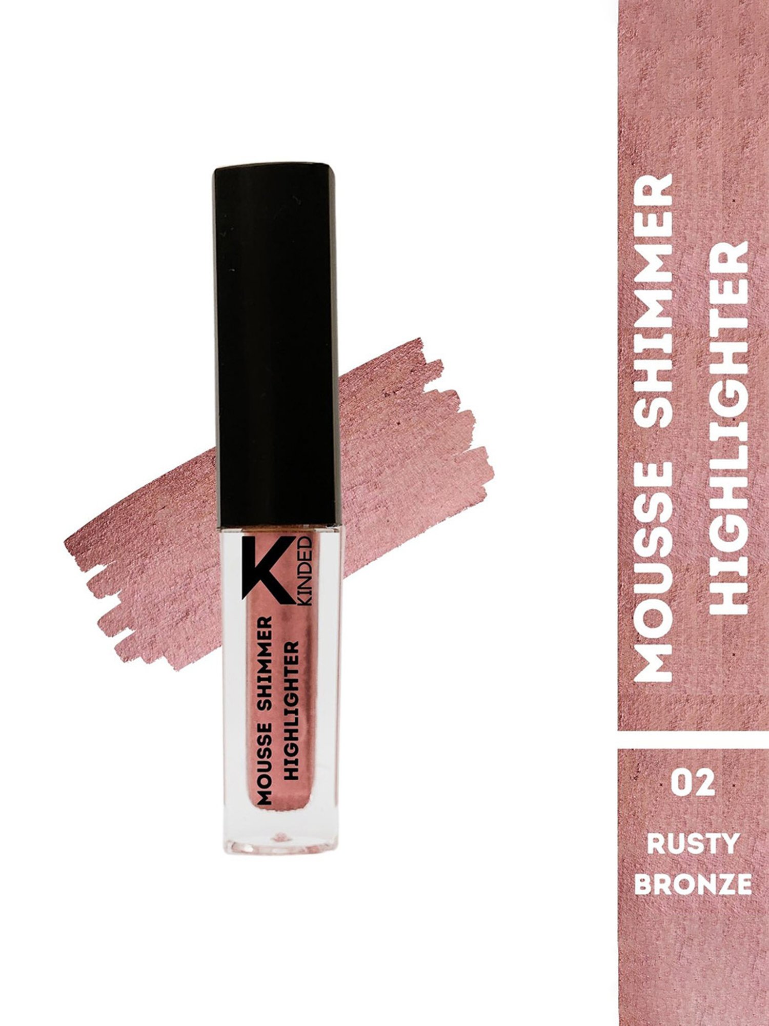 KINDED Mousse Shimmer Highlighter 02 Rusty Bronze - 3 ml