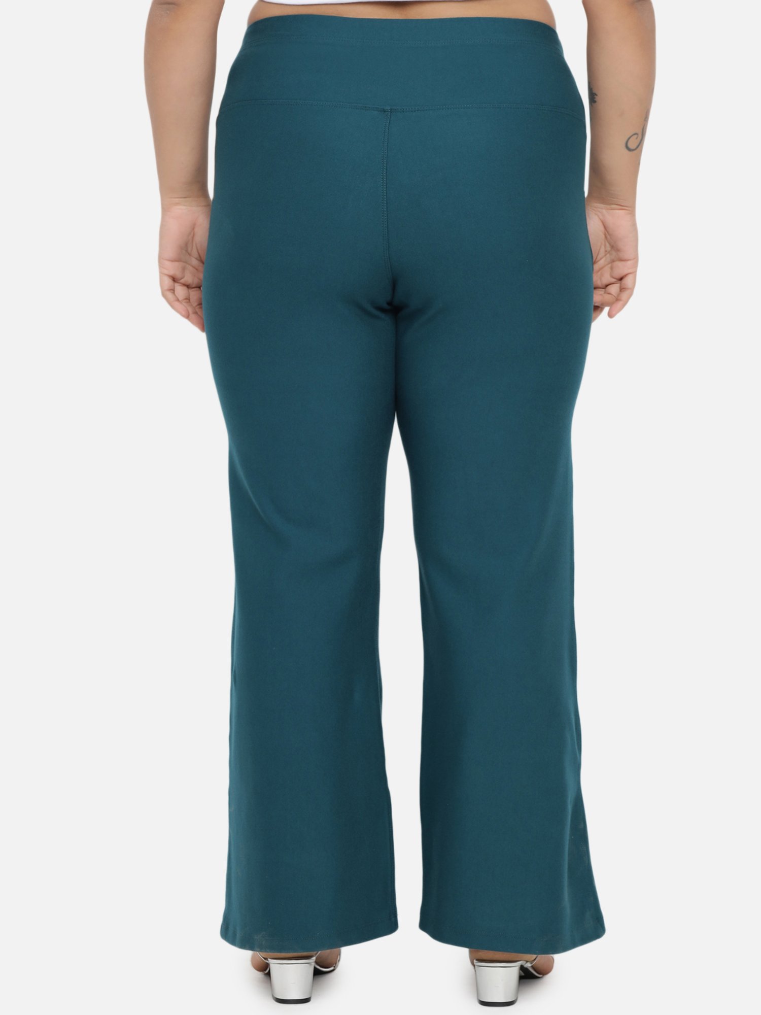Amydus Emerald Green Regular Fit Pants