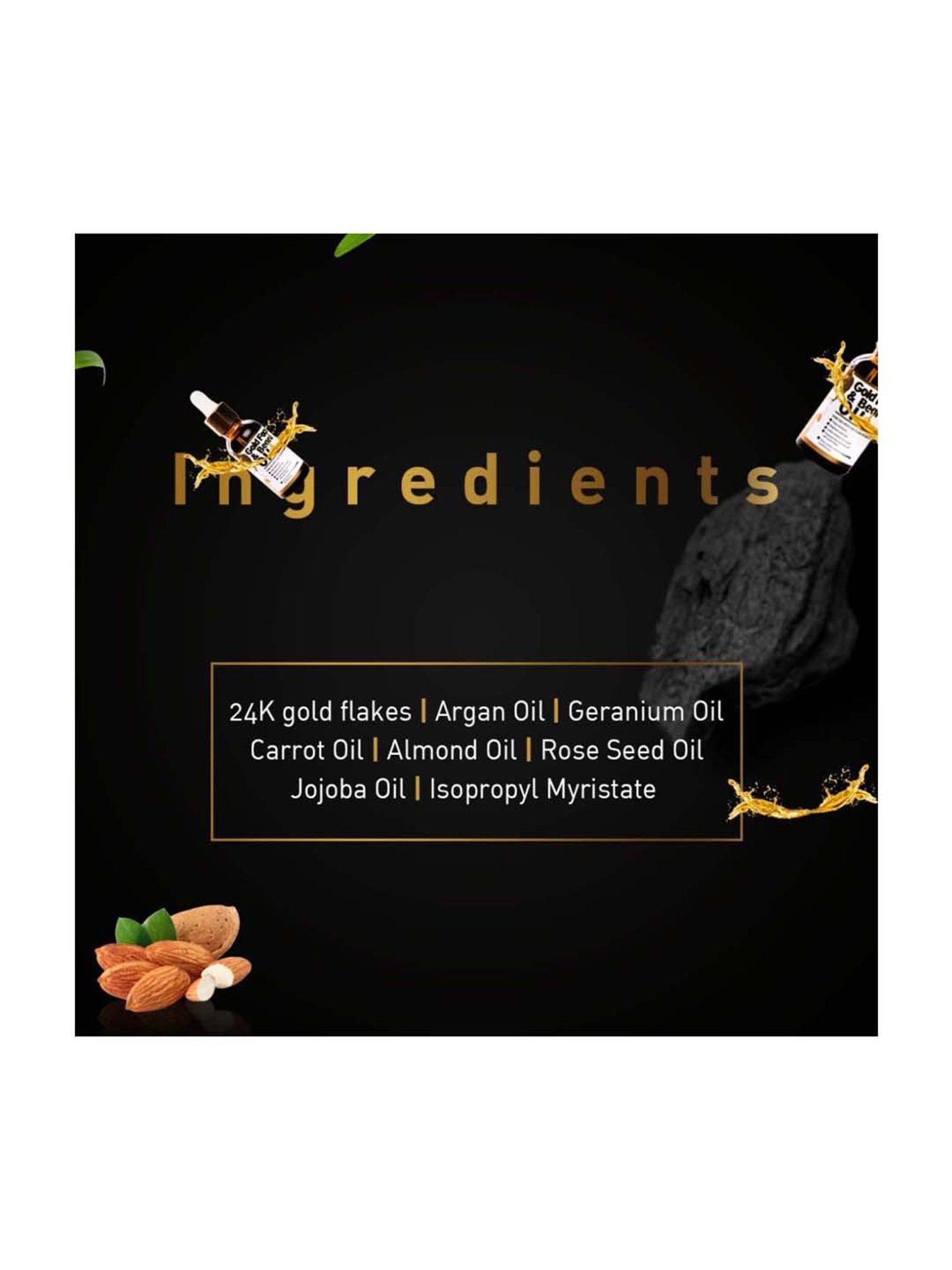 Qraa Men 24k Gold Face and Beard Oil - 30 ml