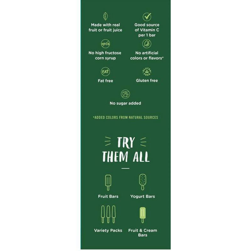 Outshine Strawberry, Raspberry, Tangerine Frozen Fruit Bar - 12ct