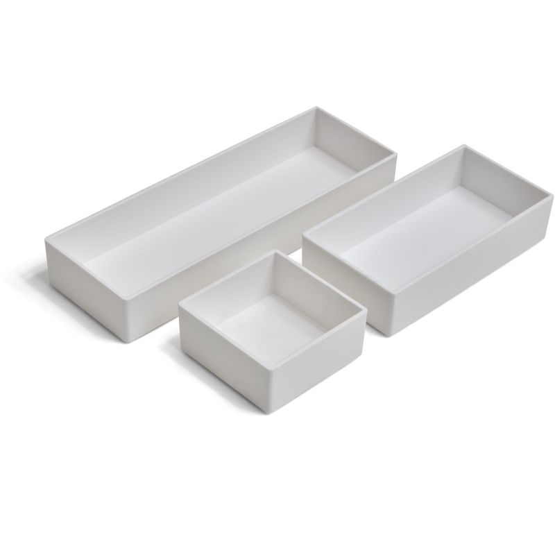 Homz 4-Drawer Medium Rolling Storage Cart - Black with Smoke Drawers