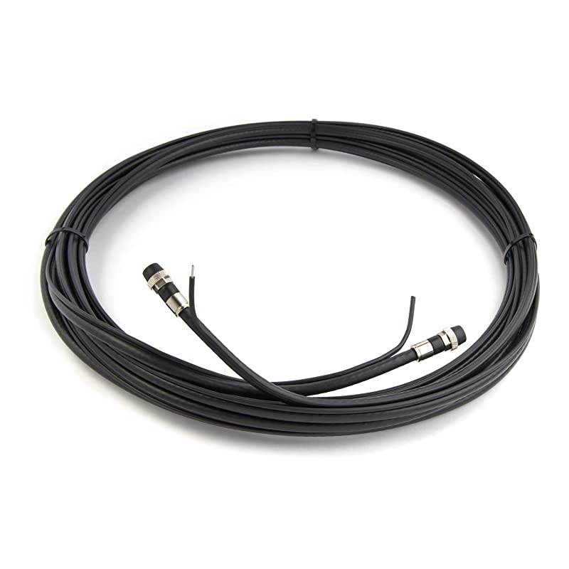 Black RG6 with Messenger Digital Coaxial Cable Shielded PVC Jacket FIRE Rated UL CATV RoHS 75 Ohm RG6 Digital Audio Video Coaxial Cable with Premium Metal Compression F-Connectors