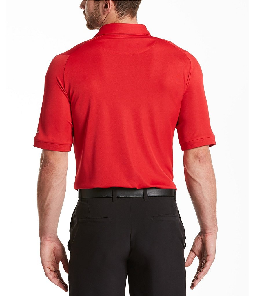 Callaway Short-Sleeve Yarn Dyed Engineered Stripe Swing Tech&trade; OptiDri&trade; Golf Polo