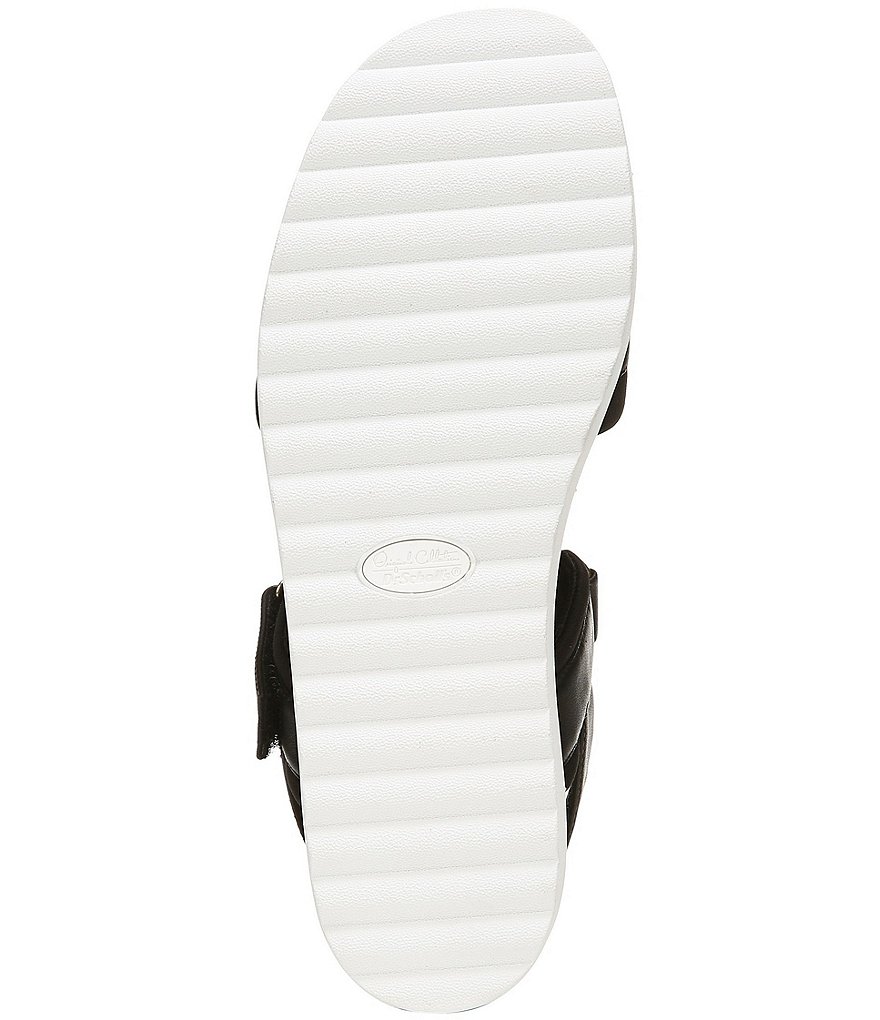 Original Collection by Dr. Scholl's Meet Up Leather Platform Wedge Sandals