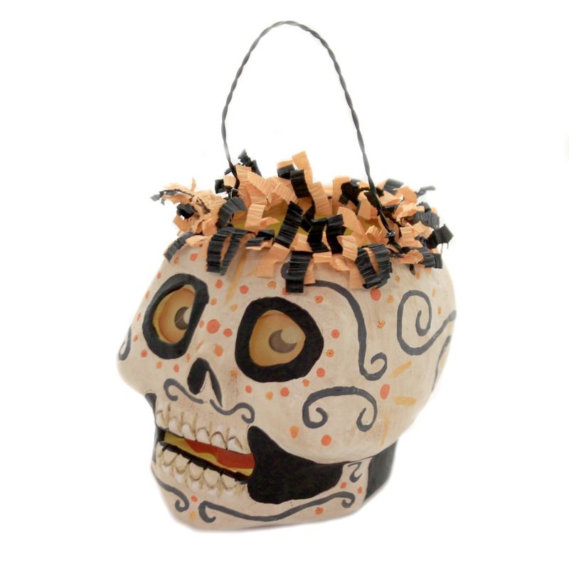 Jorge De Rojas 3.75" Orly Skelley Bucket Halloween Glow  -  Decorative Figurines