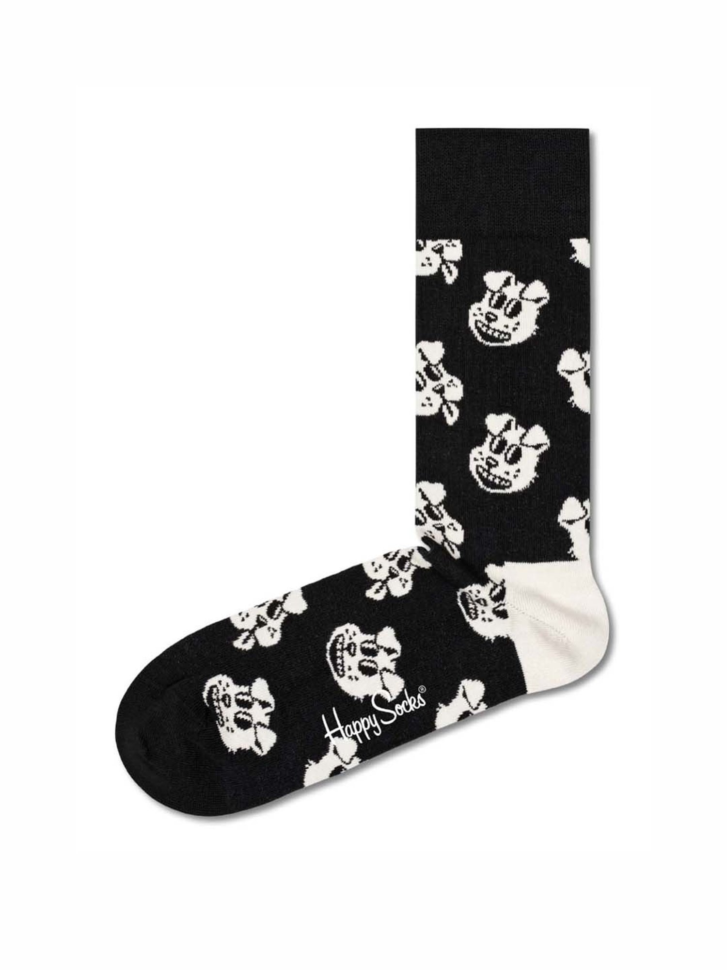 Happy Socks Pets Multicolor Cotton Printed Socks (41-46) - Pack of 2