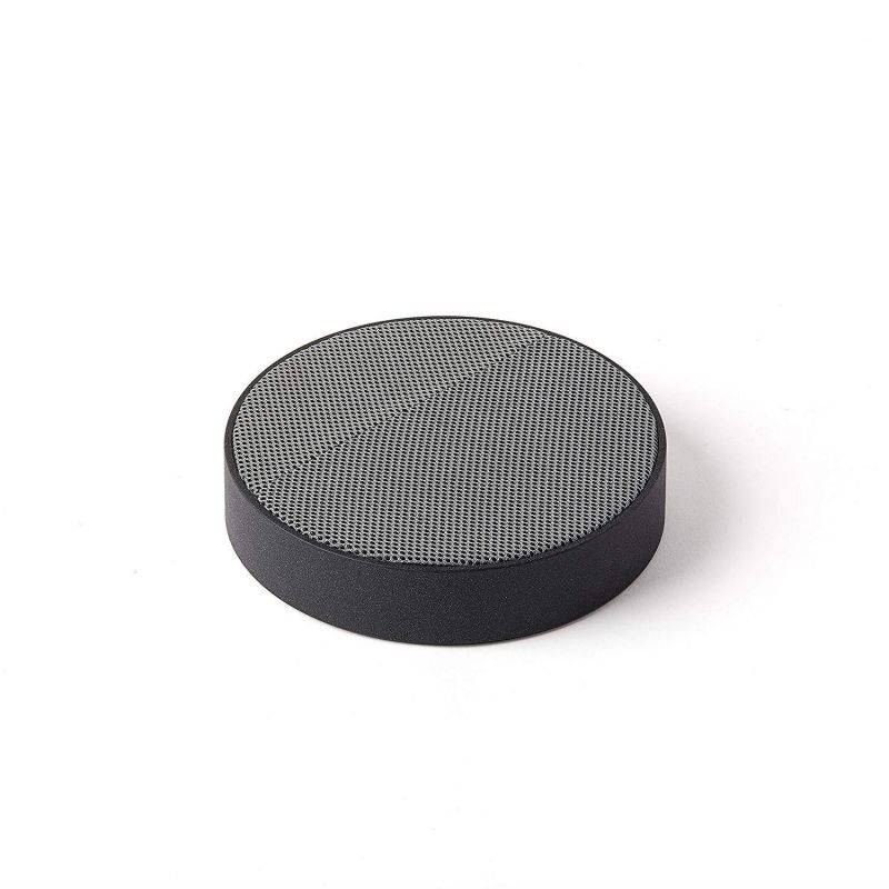Lexon Oslo Energy - Wireless Charging Station and 5W Bluetooth Speaker - Black/Grey