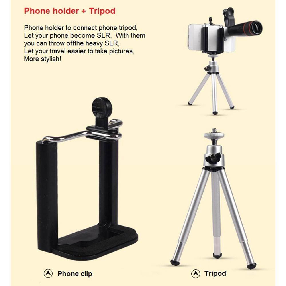 Phone camera telescope HD high-powered night vision binoculars telescope 1000 concert shipping  BLUE + STAND