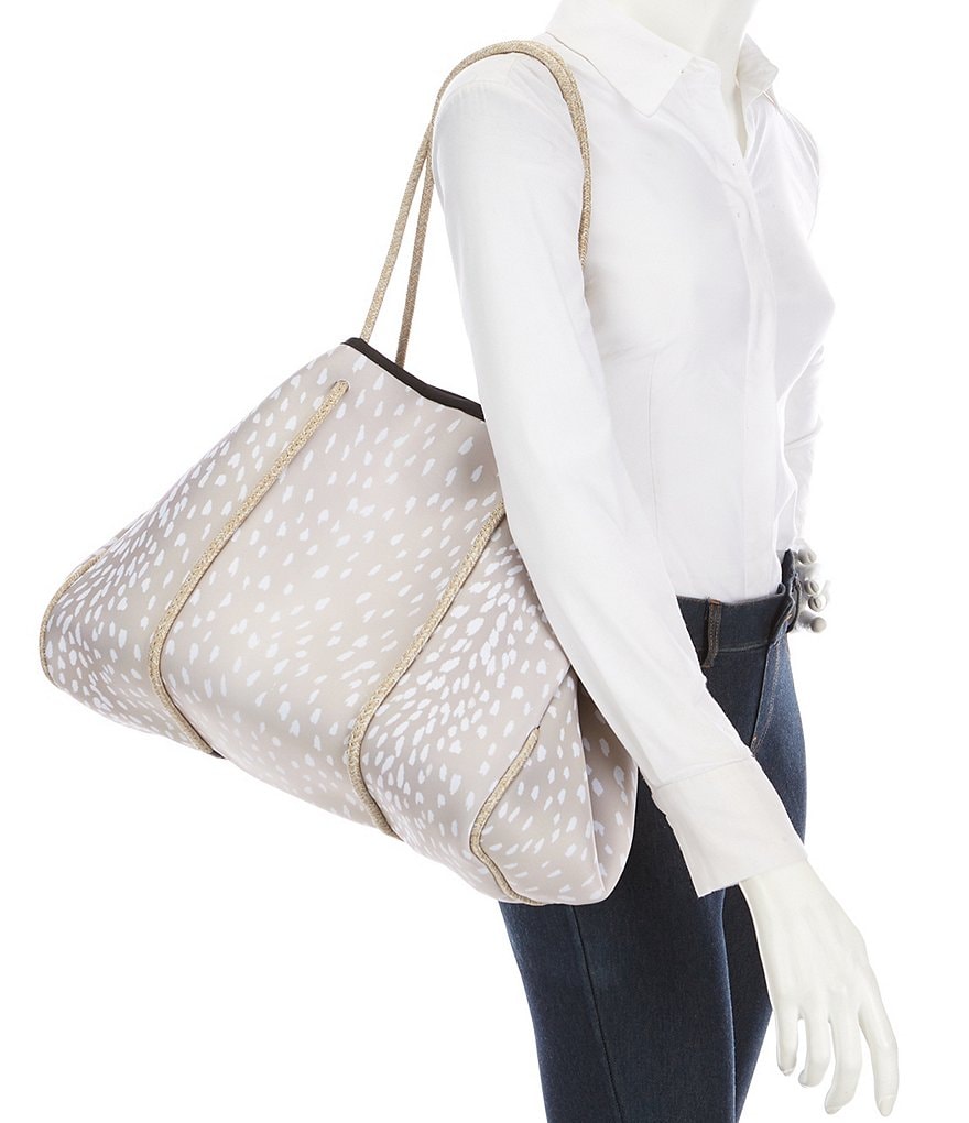 Kurt Geiger London Kensington Llama Straw Basket Bag